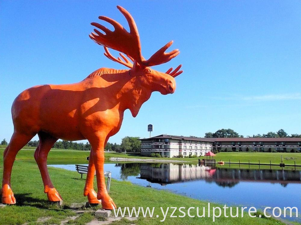 Moose sculpture